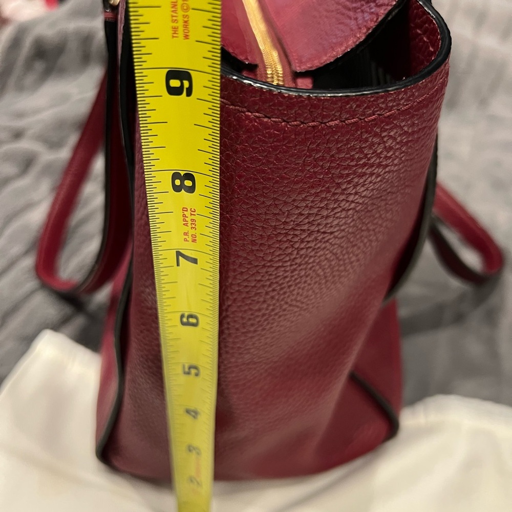 Kate Spade Burgundy Leather Tote and Wallet Set - Picture 12 of 16
